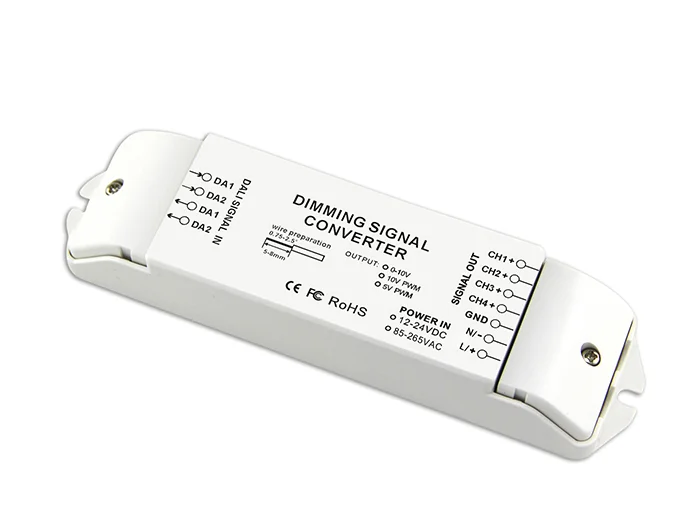Высоковольтная версия BC-344 Преобразователь сигналов контроллера затемнения Dali в pwm LED