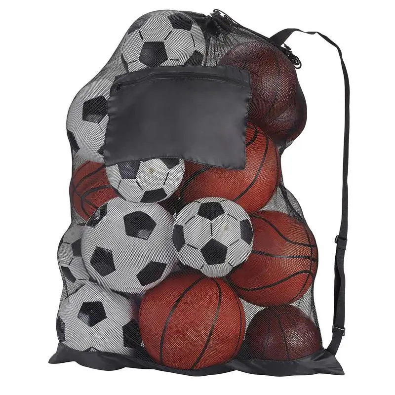 1 шт., спортивная сумка большой емкости на открытом воздухе, Сетчатые сумки для хранения у бассейна, Футбольная баскетбольная сетка, Игрушки, поплавки, Мячи, Органайзер