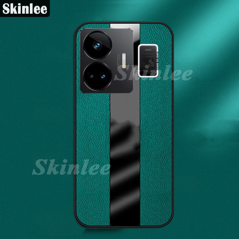 Деловой чехол Skinlee для Realme GT3 из ультратонкой матовой силиконовой кожи с мягкой рамкой для задней крышки Realme GT Neo 5