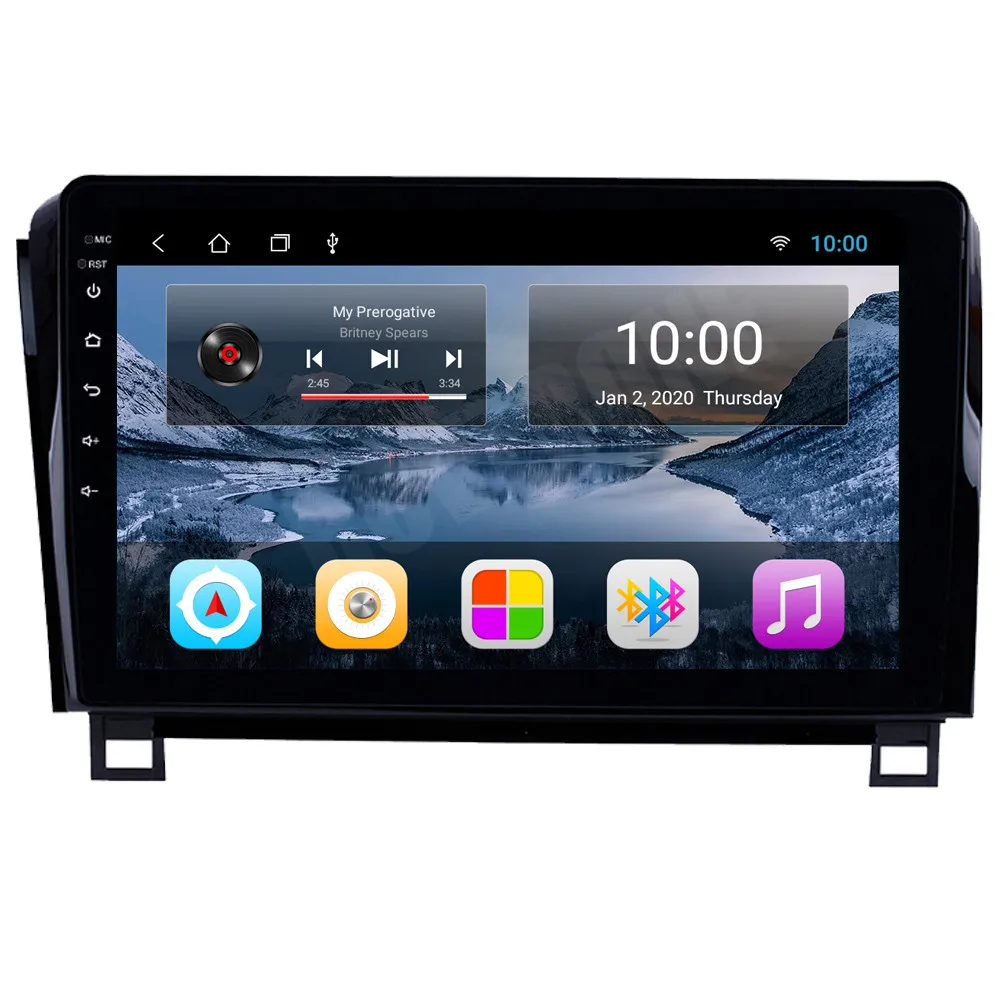 Автомобильное Радио RoverOne Стерео Для Toyota Tundra 2007-2013 Sequoia 2008-2018 Android 12 GPS Навигация Авторадио Bluetooth Головное Устройство