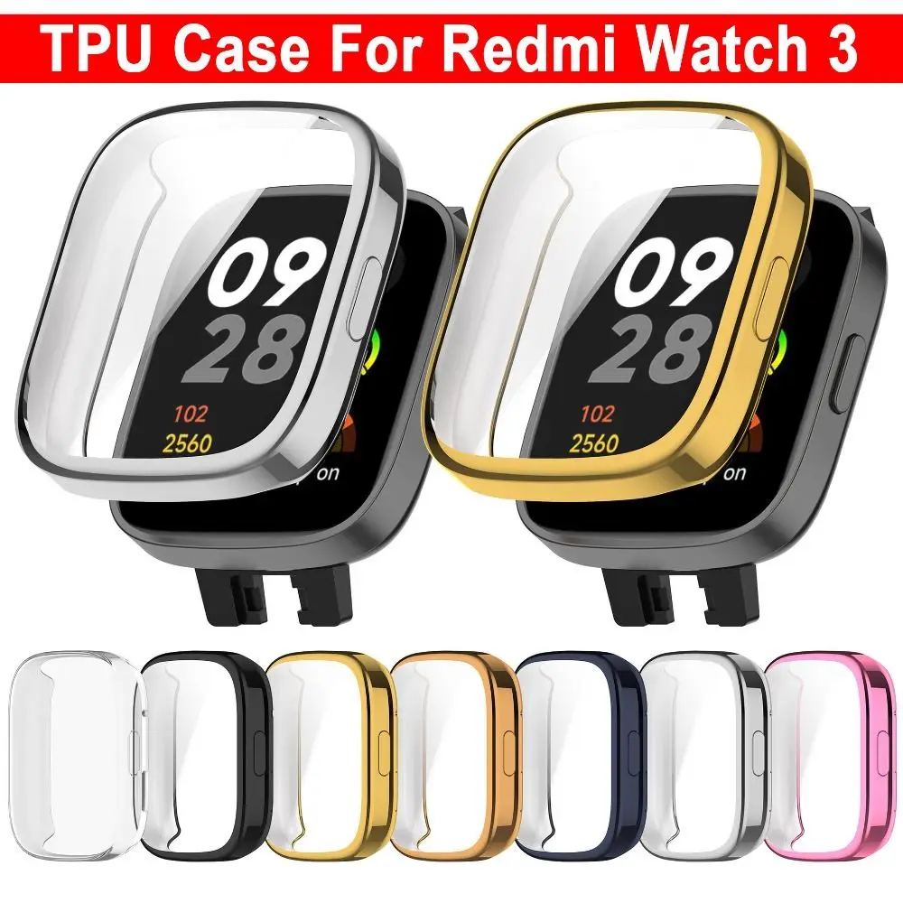 Новая Оболочка Рамка Смарт-Часы Чехол Протектор Экрана TPU Защитный Для Redmi Watch 3