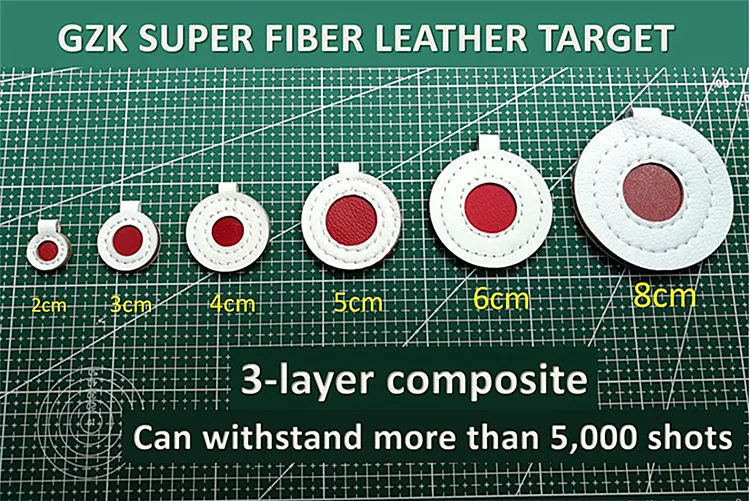 GZK Super Fiber Leather Target Прочный Многослойный Спиннер В полном комплекте