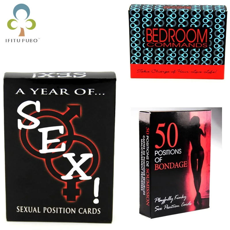 Эротическая поза для секса, бумажный покер, многопользовательская игра для взрослых, супружеская игра, команда в спальне, полный английский стимул XPY