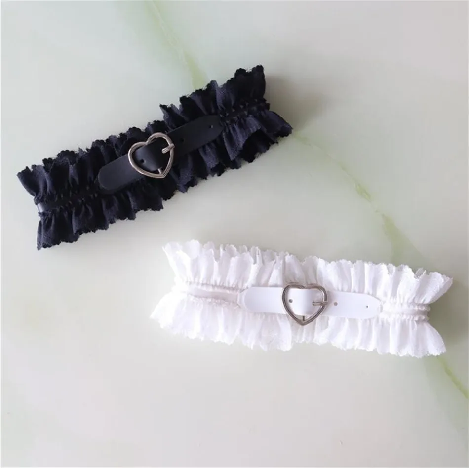 Сексуальная Лолита в стиле Панк, черный, белый цвет, подвеска с бантом, кружевное колье, ожерелье, платье для девочек, косплей, вечерние украшения D1400