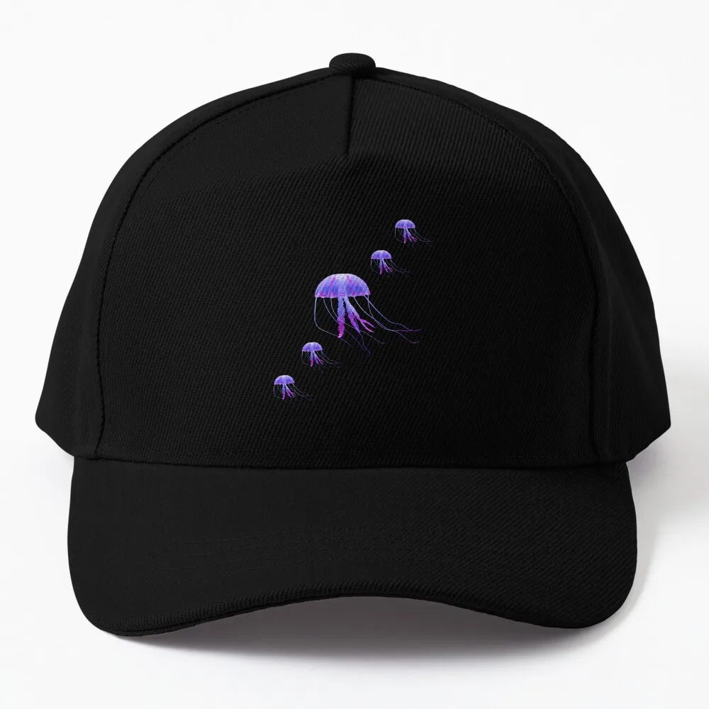 Фиолетовая бейсболка с медузой, модная пляжная винтажная пушистая шляпа, солнцезащитная шляпа для мужчин, женская