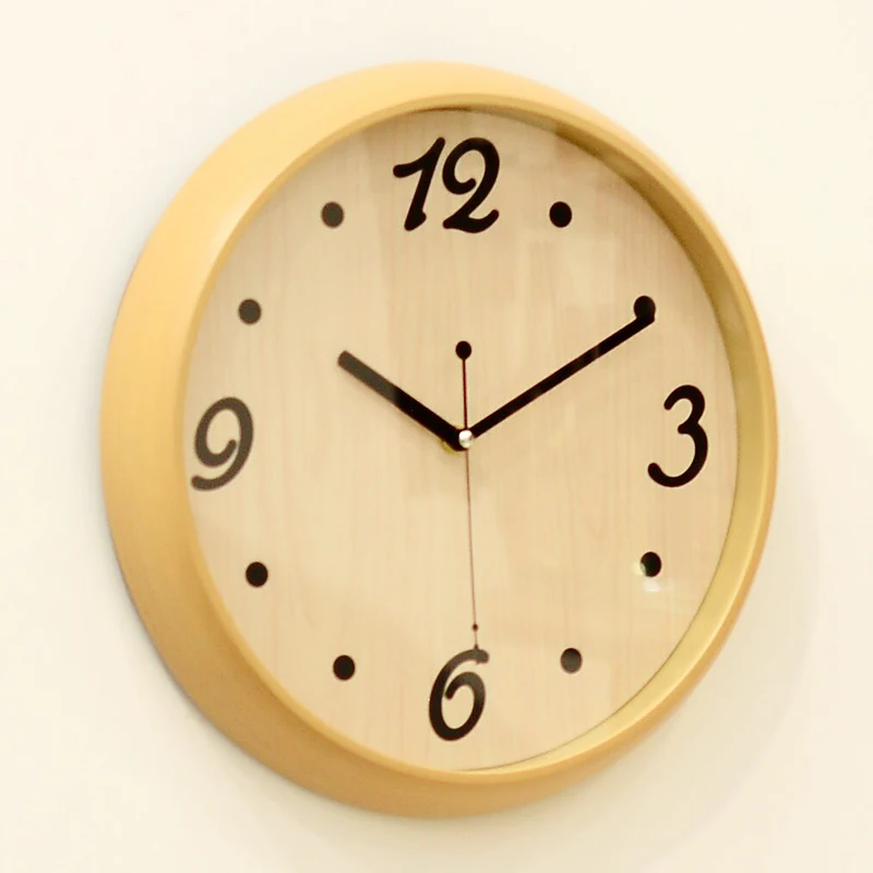 14-дюймовые креативные часы из АБС-пластика Персонализированные Модные Цифровые Немой Современный Минималистичный Гостиная Детские Круглые Большие Кварцевые часы