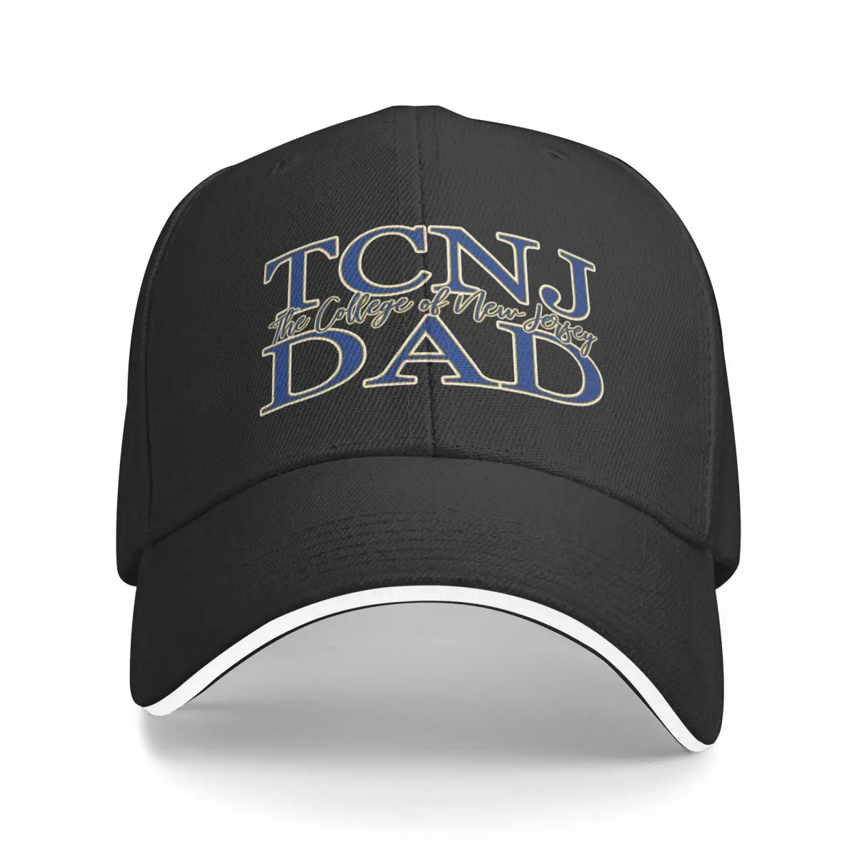 TCNJ Бейсбольная кепка с логотипом Колледжа Нью-Джерси, значок папы, Солнцезащитная кепка роскошного бренда Golf Женская Мужская