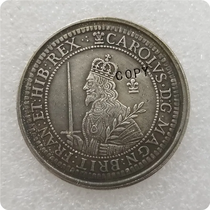 КОПИЯ МОНЕТЫ-МИЛЛИОНЕРА 1643 года КАРЛА I TRIPLE UNITE памятные монеты-копии монет, медали, предметы коллекционирования