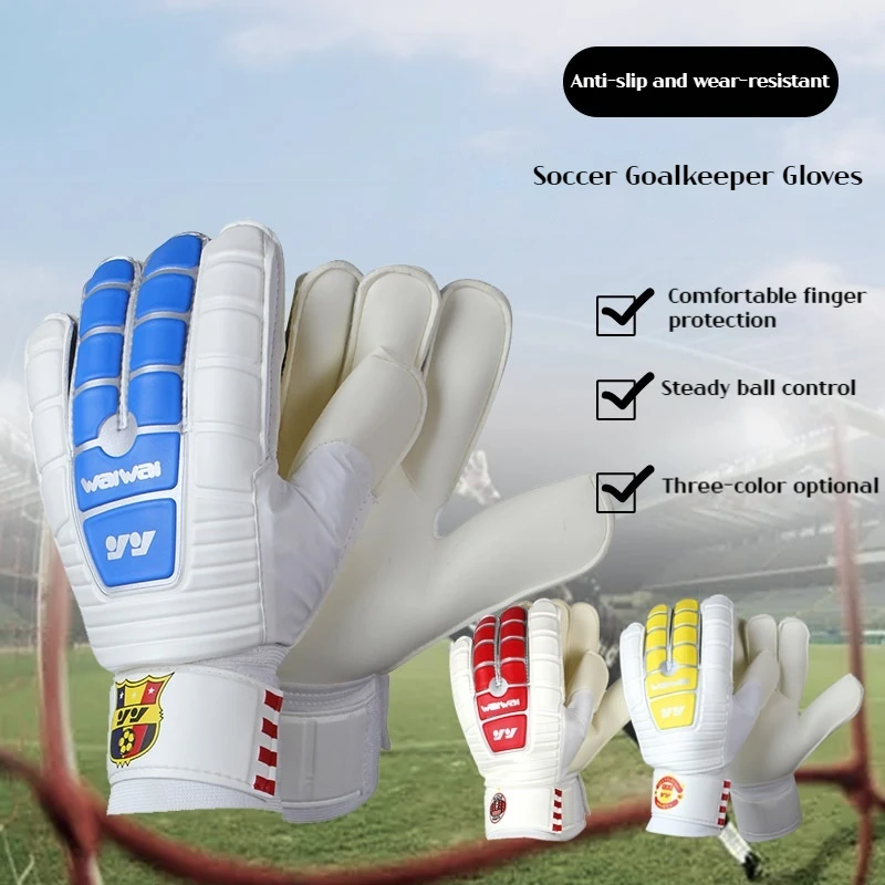 Новые Защитные Перчатки Вратаря Из Утолщенного Латекса, Противоскользящие Износостойкие Дышащие Перчатки Вратаря Для Тренировок И Соревнований