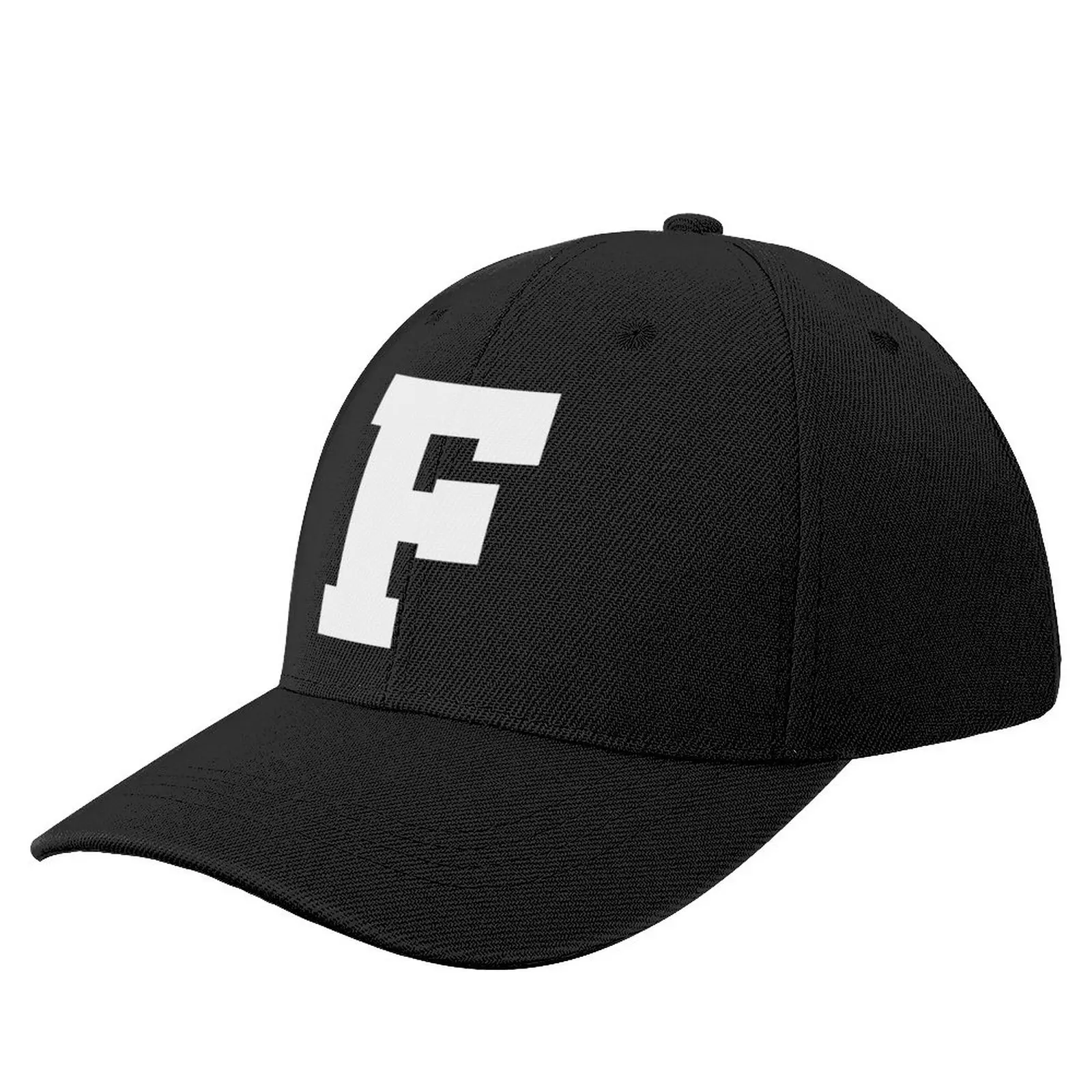 Алфавит, белая буква F, спортивная буква F, бейсболка, западные шляпы, мужские шляпы на день рождения, женские шляпы