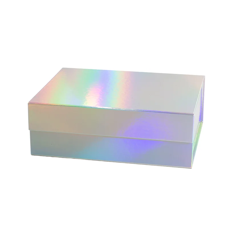упаковочная коробка 10шт, подарочная коробка из голографического картона с магнитной застежкой, коробки для предложений подружек невесты