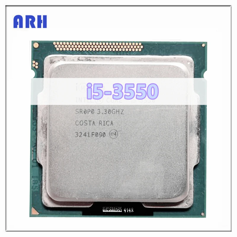Процессор Core i5 3550 Четырехъядерный 3,3 ГГц 77 Вт с разъемом LGA 1155 Настольный процессор