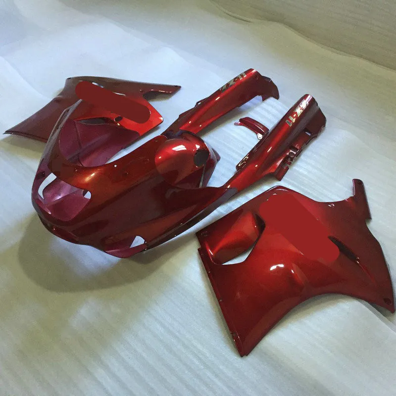 Топ красный комплект обтекателей для KAWASAKI Ninja ZZR11001993 2001 2003 ZX-11 ZZR1100D 93 01 02 03 Комплект мотоциклетных обтекателей + 7 подарков KP68