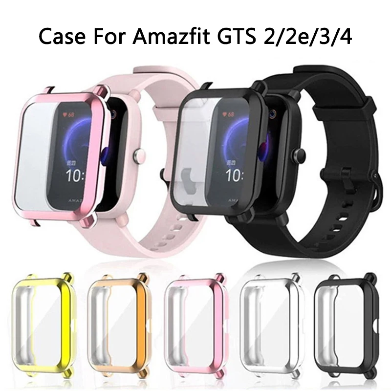 Защитный чехол для экрана Huami Amazfit GTS 2 GTS4 GTS3 Case Smart Watch Бамперная Рамка Для Amazfit GTS 4 2 Mini GTS 3 GTS2 Mini