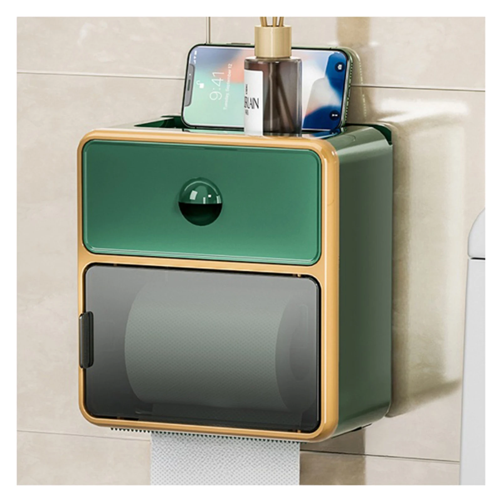 Новый Organizadores Настенный держатель для туалетной бумаги Водонепроницаемая коробка для салфеток Ящик для хранения туалетной бумаги в ванной Комнате Держатель для рулонной бумаги
