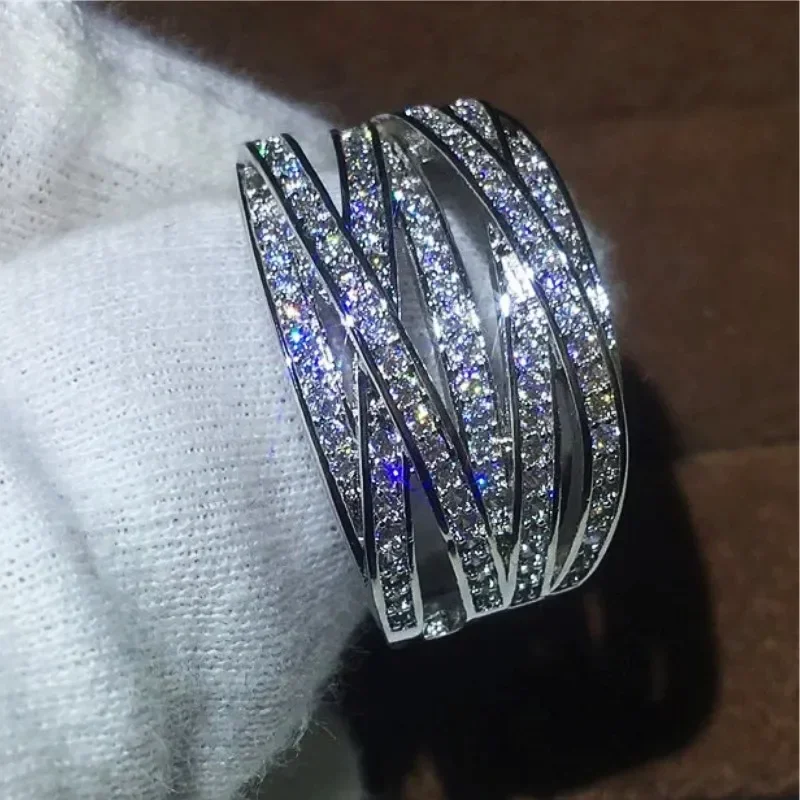 DRlove, сверкающие кольца с крестом для женщин, современные женские кольца на палец 2022 года, Свадебная вечеринка, модные универсальные женские украшения Оптом