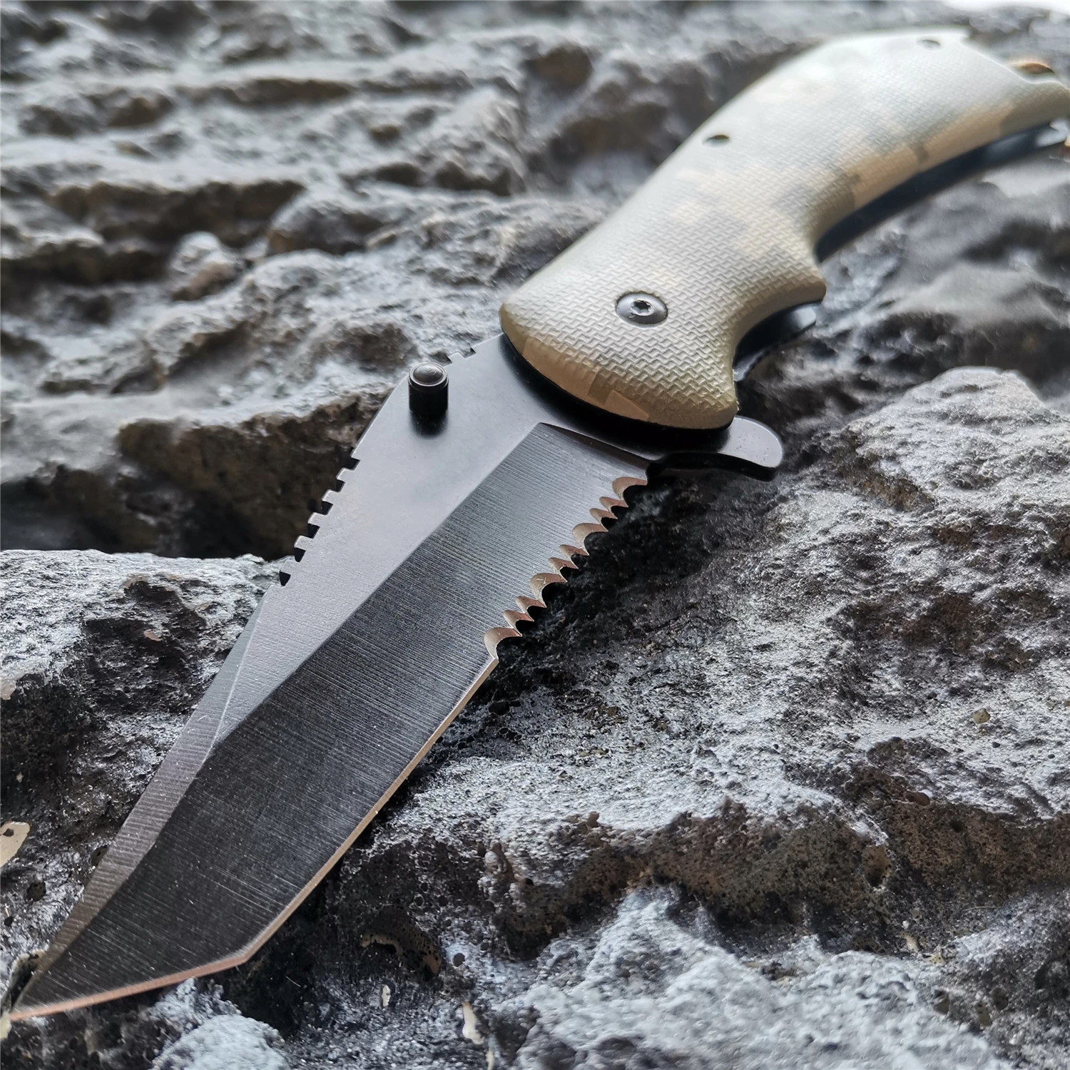 Острый складной Нож со стальным лезвием 8CR15, походный карманный нож, складной нож, многофункциональная пила, инструменты для выживания на открытом воздухе, EDC Инструменты