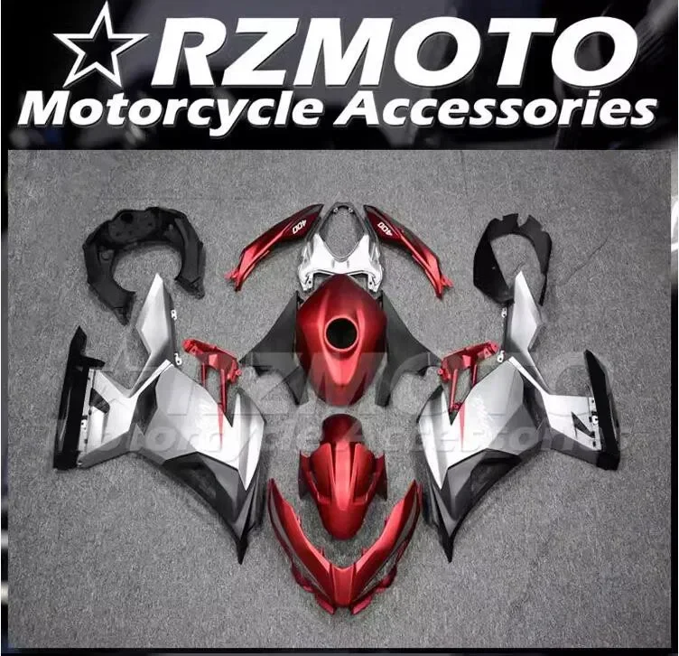 4Gifts Новый комплект обтекателей для мотоциклов ABS, подходящий для Kawasaki EX 250 400 2019 2020 2021 2022 2023 19 20 21 22 Комплект кузова Красный матовый