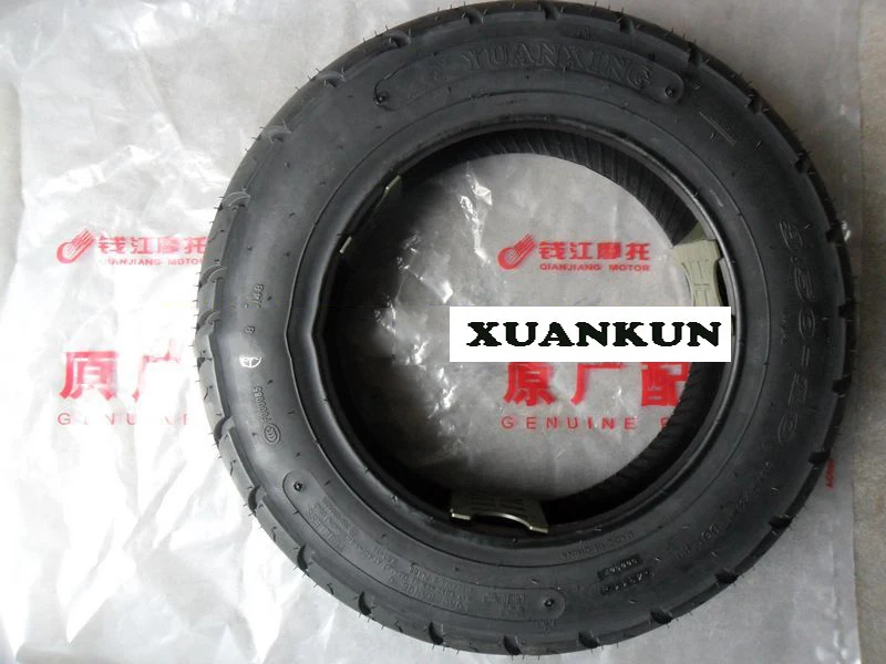 Аксессуары для мотоциклов XUANKUN QJ125T-3A Вакуумные шины 3.50-10 6- многослойный самокат
