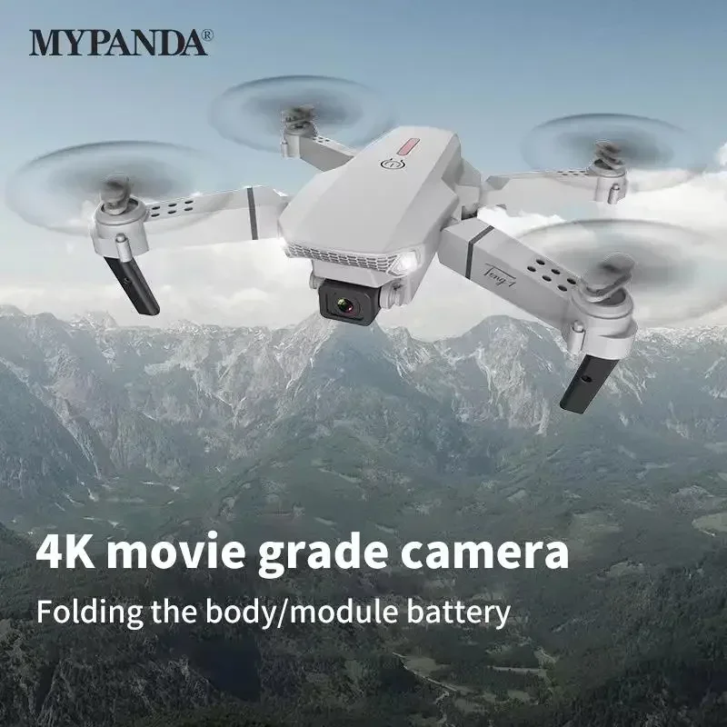 4K HD WIFI вертолет с камерой 1080P, удерживающий высоту дрона, 3,7 В 1800 мАч, Радиоуправляемый складной квадрокоптер, Дрон для обхода препятствий, детская игрушка E88