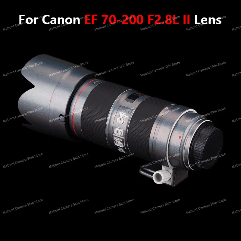Обшивка объектива камеры для Canon EF 70-200 мм f/2.8L IS II Оберточная Кожа 70-200 Защитная Пленка Для камеры водонепроницаемая Защитная Пленка От царапин