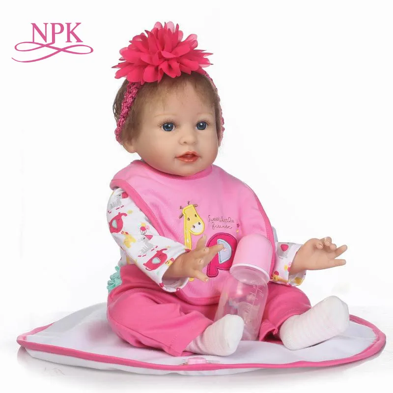 NPK кукла-реборн с мягким настоящим нежным прикосновением, новый дизайн, тканевые игрушки для тела, для детей, играющих в Рождественский Подарок