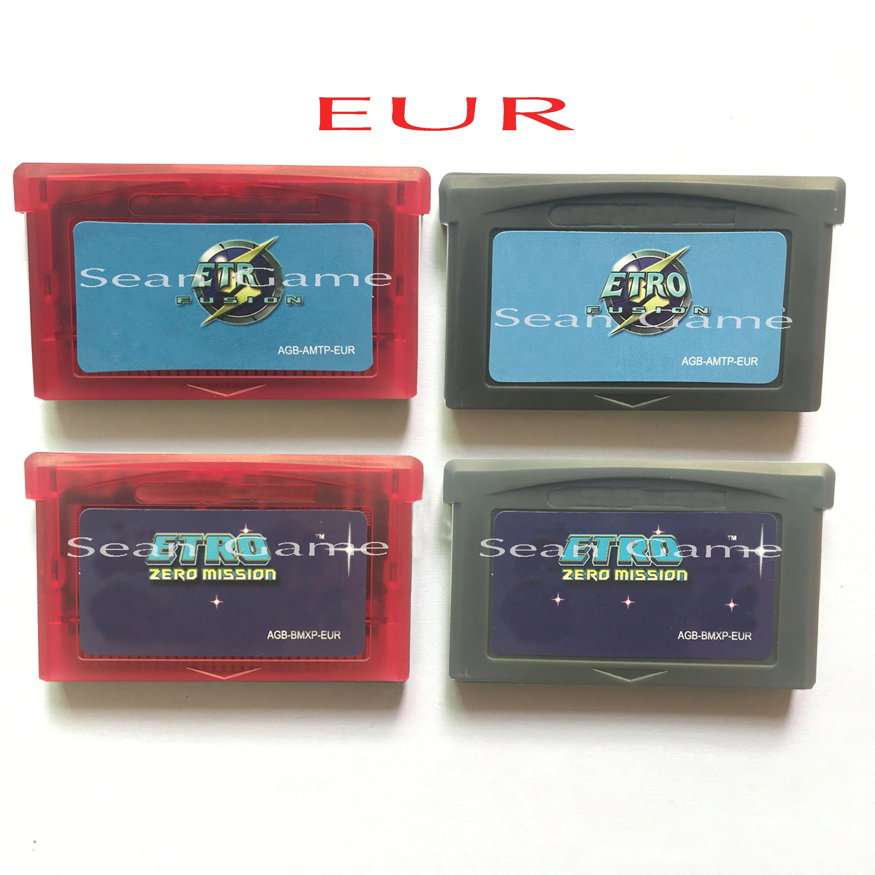 32-разрядная карта картриджа для портативной консоли EUR для видеоигр Etr Fusion / Zero Версия Misi, первая коллекция