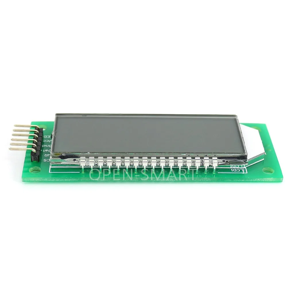 Синяя Подсветка 2,4-дюймовый 6-Значный ЖК-модуль 7-Сегментный ЖК-дисплей Модуль HT1621 ЖК-Драйвер IC с Десятичной Точкой для Arduino