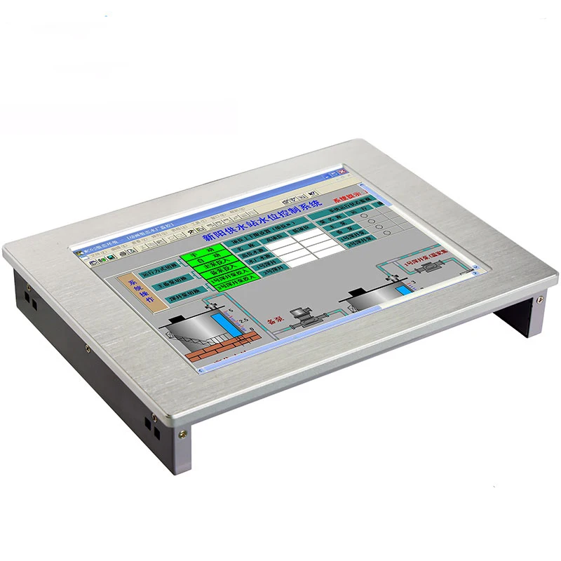 Высококачественный 15-дюймовый промышленный ПК с сенсорной панелью с компьютером X86 Win 7/ Win 10/ Linux для управления фильтрами воды