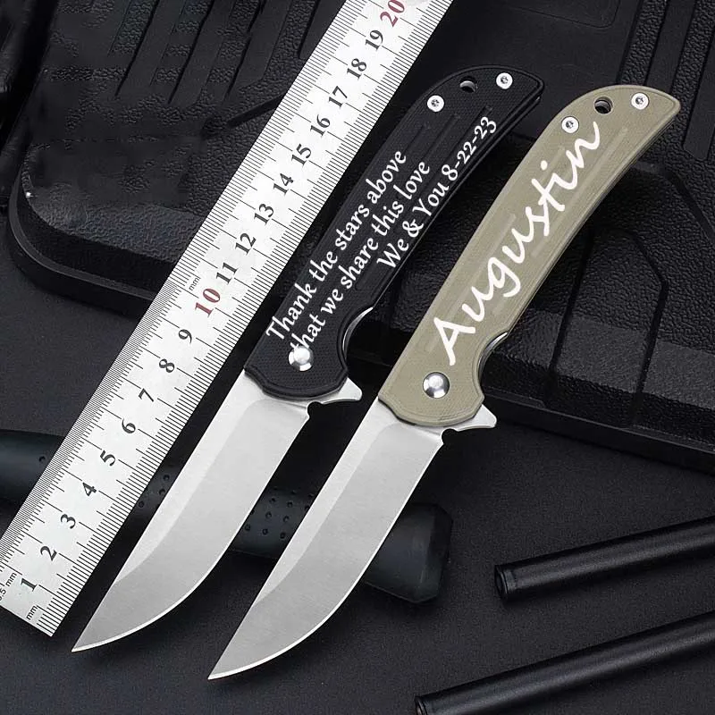 Складной нож из нержавеющей стали D2 стальной складной нож для выживания на открытом воздухе острый нож с ручкой G10