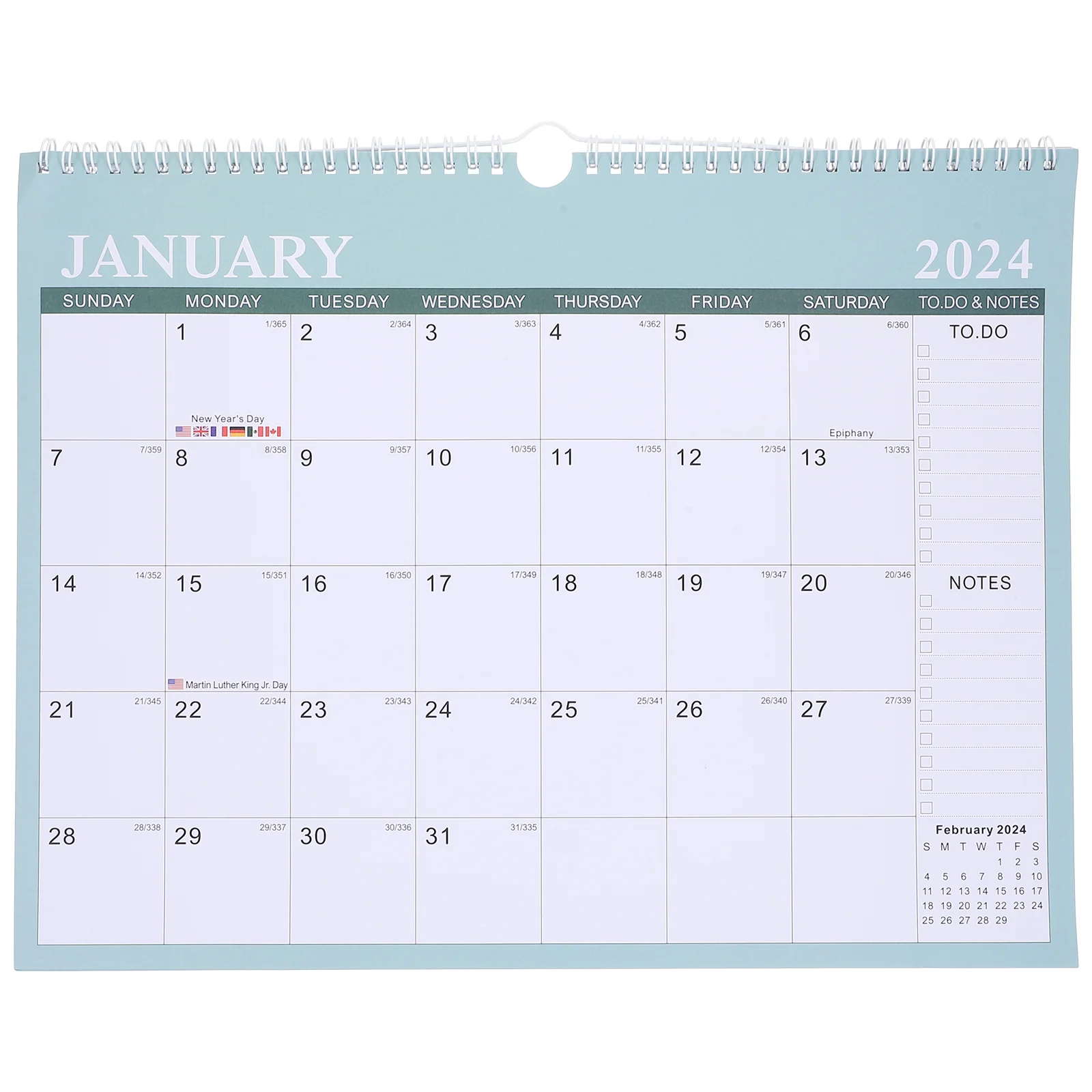 Ежемесячный подвесной календарь Календарь обратного отсчета Английский Ежедневный календарь Настенный календарь