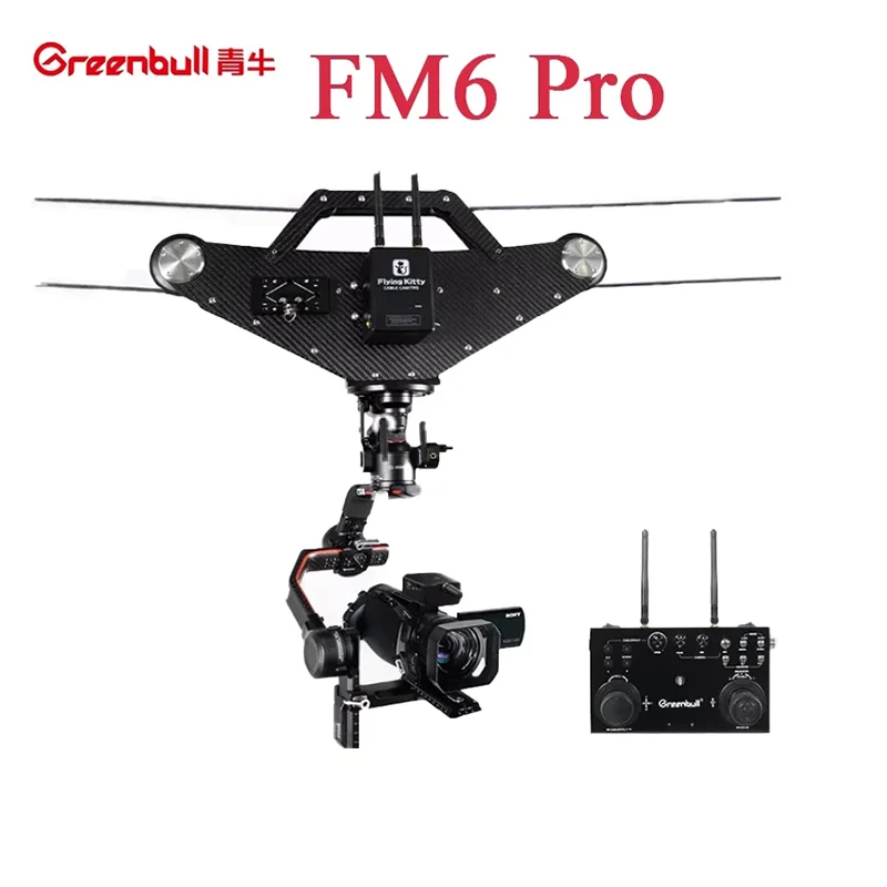Greenbull FlyingKitty FM6 Pro Аксессуары Для Камеры с Нагрузкой 6 кг Rope Cam Система Cablecam Поддержка Видеосъемки На Канатной Дороге RS2