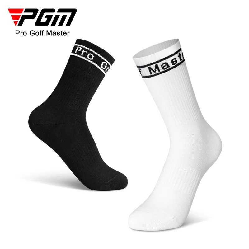 Женские носки для гольфа PGM, утолщенные теплые мягкие эластичные носки для повседневных занятий спортом на открытом воздухе, дорожные носки для гольфа WZ018