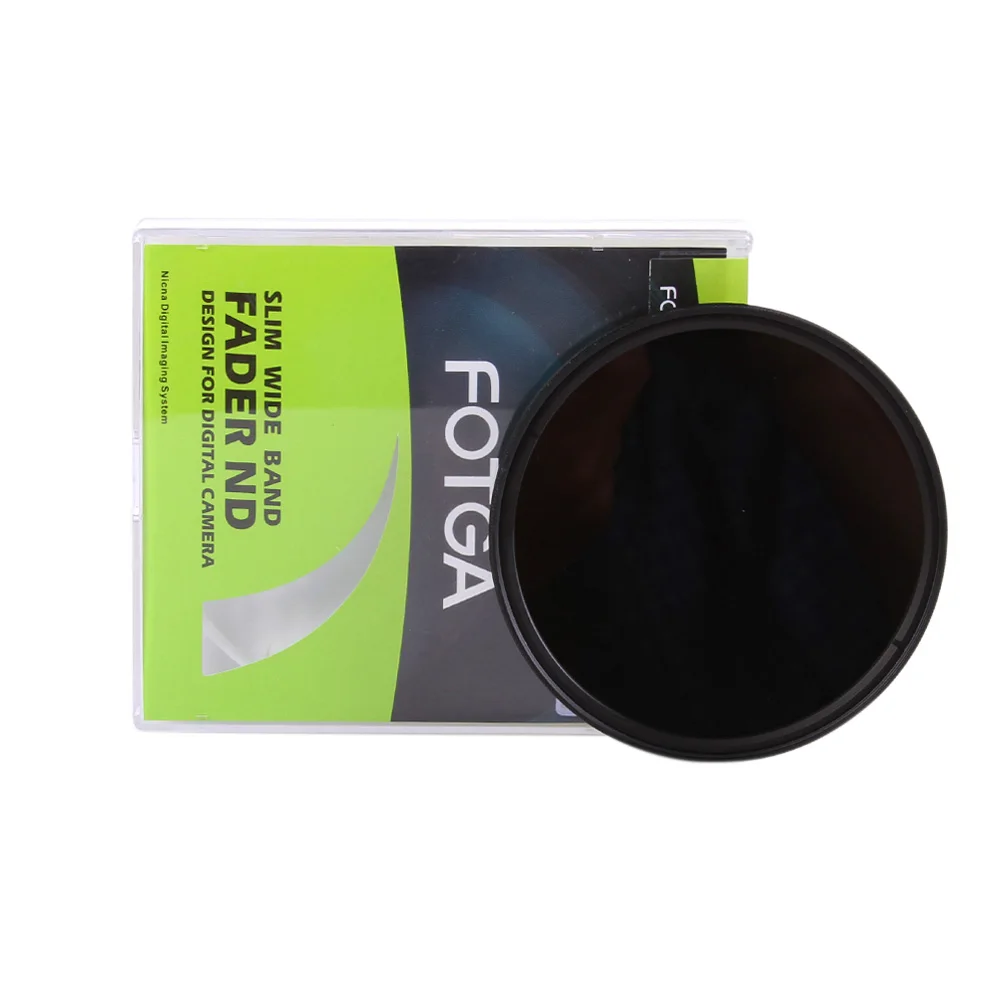 FOTGA 46mm Super Slim Fader Переменный ND-Фильтр С Регулируемой Нейтральной Плотностью от ND2 до ND400 Объектив Slim Fader ND-Фильтр для Зеркальной Камеры