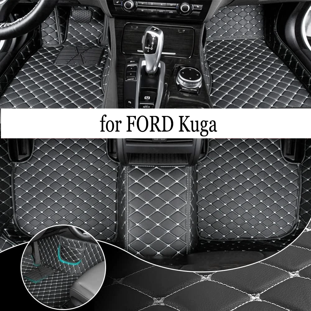 Изготовленный на заказ автомобильный коврик для FORD Kuga 2013-2018 годов выпуска Модернизированной версии, аксессуары для ног, ковры