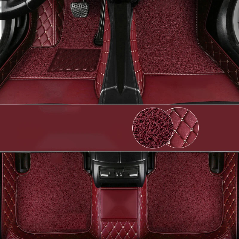 Изготовленный на заказ кожаный автомобильный коврик BHUAN для Ssangyong Всех Моделей Rodius kyron ActYon Rexton Korando автоаксессуары для Стайлинга автомобилей