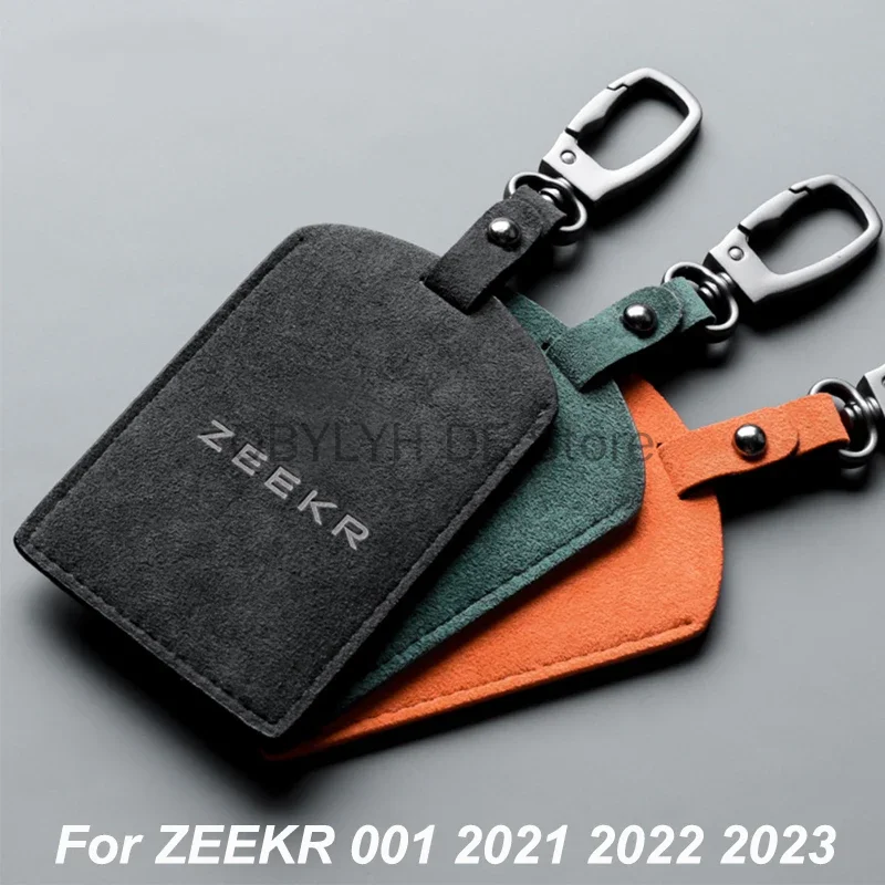Для ZEEKR 001 2021 2022 2023, NFC, замшевый чехол для ключей, аксессуары из алькантары