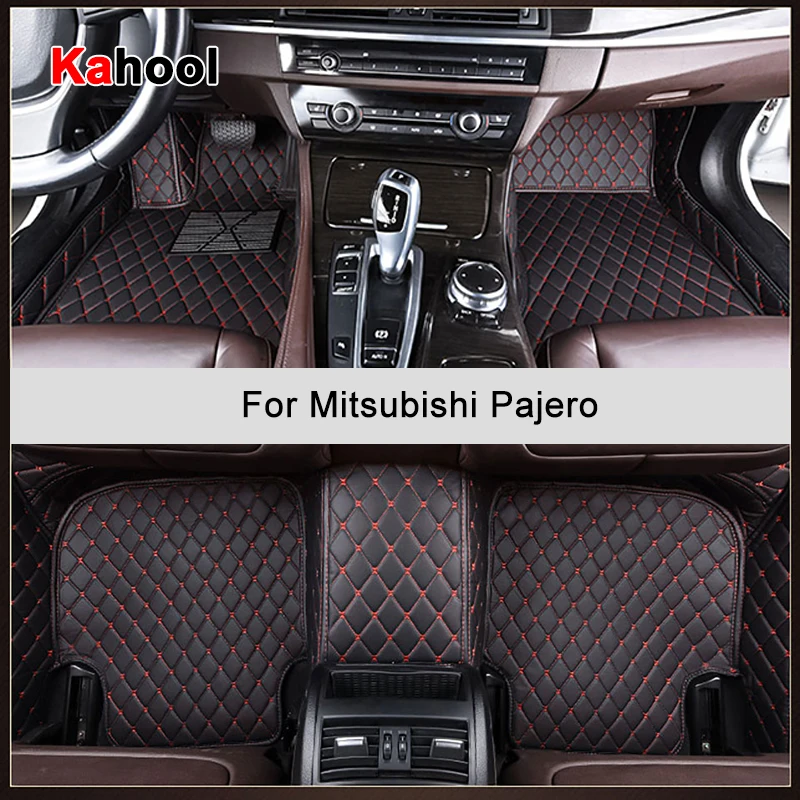 Автомобильные коврики KAHOOL на заказ для Mitsubishi Pajero V73 V93 V77 V97, Автоаксессуары, коврик для ног