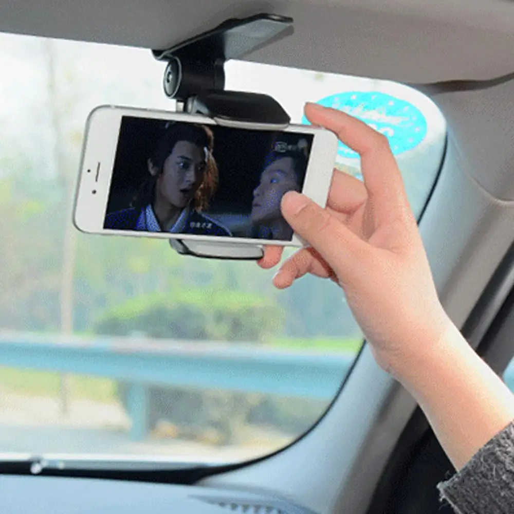 Универсальный автомобильный держатель для телефона, солнцезащитный козырек, держатель для мобильного телефона, подставка для iPhone X 11 7, Автомобильные держатели для телефонов Xiaomi с GPS