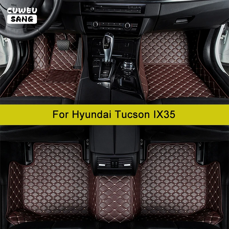 CUWEUSANG Пользовательские Автомобильные Коврики Для Hyundai Tucson IX35 Auto Carpets Foot Coche Accessorie