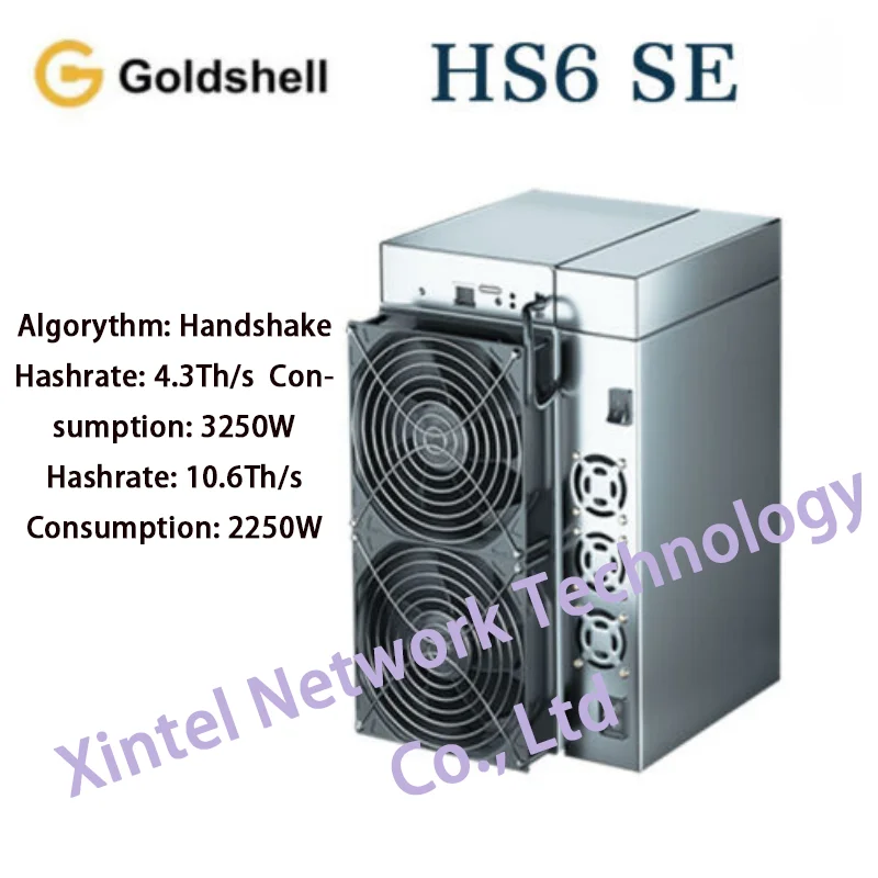 Новый Goldshell HS6 4.3Th/s 3250 Вт 10.6Th/s 2250 Вт SC HNS Майнинговая Машина Блокчейн Asic Сервер Бесплатная Доставка