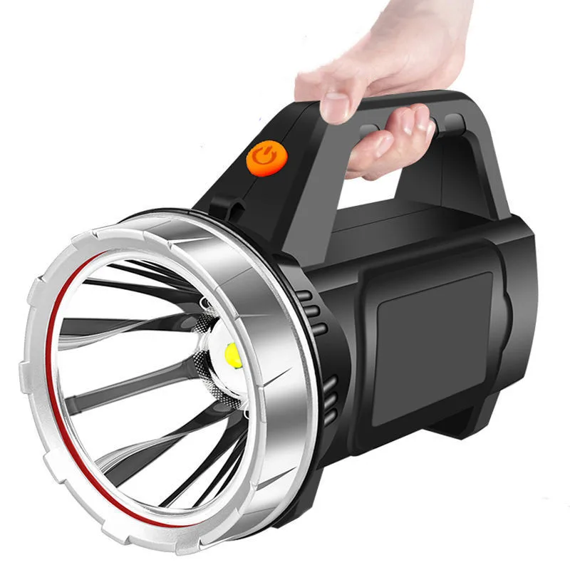 Ручной светодиодный фонарик мощностью 10000ЛМ L2, встроенный аккумулятор, зарядка через USB, Водонепроницаемый тактический фонарь, лампочки, фонарь