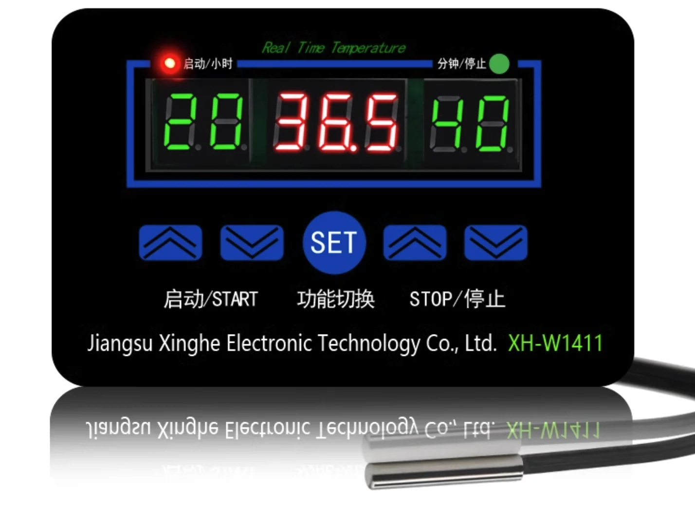Цифровой термостат XH-W1411 Многофункциональный регулятор температуры -19 ~ 99