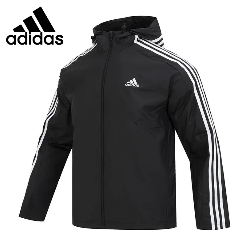 Оригинальное новое поступление, мужская куртка Adidas M 3S WB, спортивная одежда с капюшоном