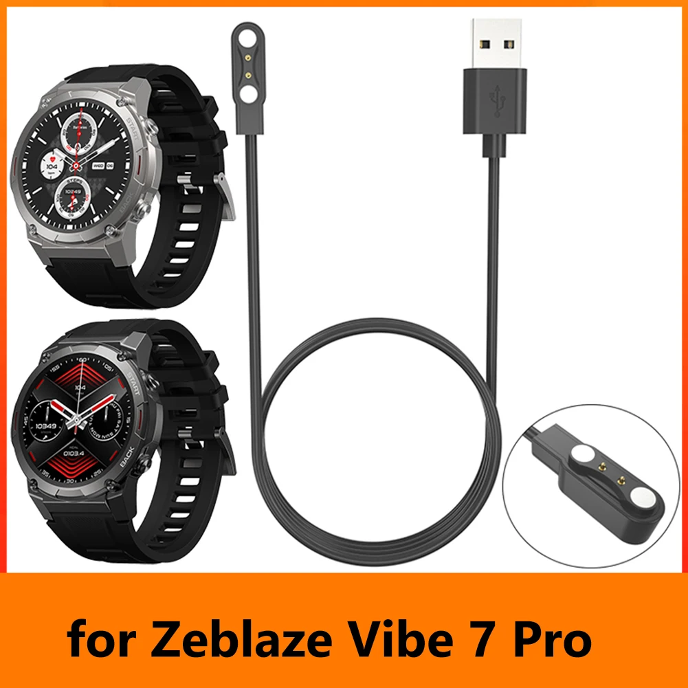 Адаптер Зарядного Устройства Для Смарт-часов Smartwatch USB-Кабель Для Зарядки Смарт-Часов Zeblaze Vibe 7 Pro Charger Dock Магнитный Кабель Для Быстрой Зарядки