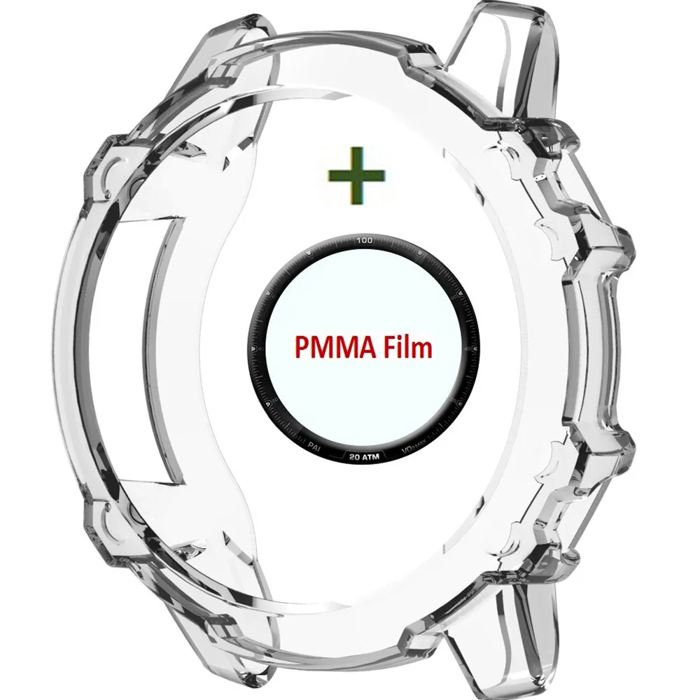 Прозрачная крышка для часов, 3D-экран PMMA для Huami Amazfit Falcon, рамка безель, защитные чехлы для часов Amazfit Falcon shell