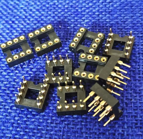 10 штук разъемов DIP-8 операционных усилителей с позолоченным гнездом DIP8 IC для muses02 opa627 5532 LM49720 opa2604ap