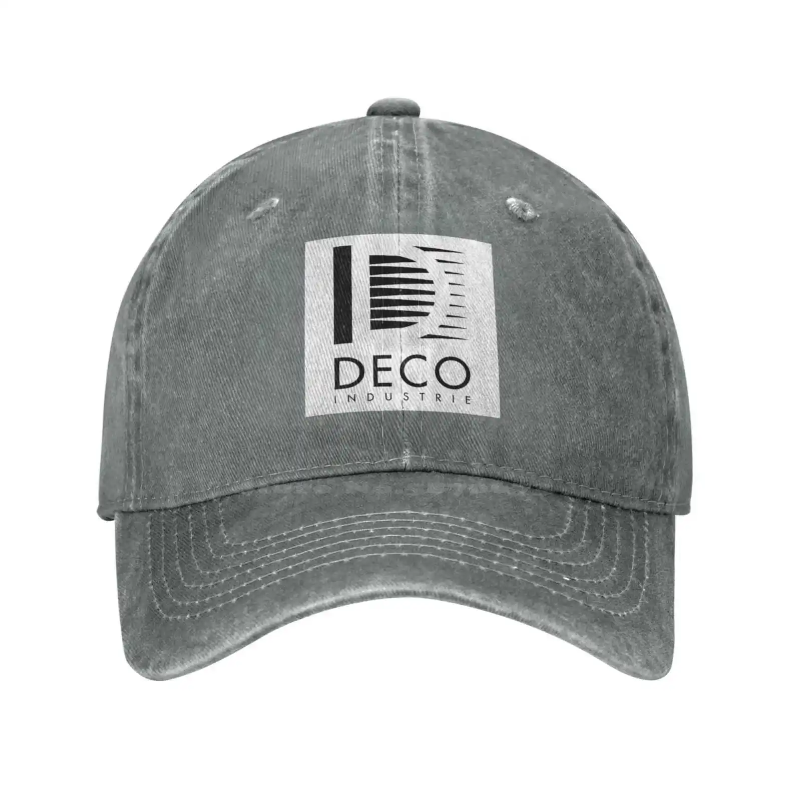 Графическая повседневная джинсовая кепка с логотипом Deco Industrie, вязаная шапка, бейсболка