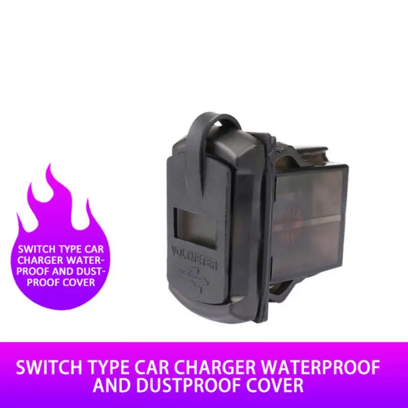 Автомобильные аксессуары Адаптер для USB-зарядного устройства Прочный двойной Usb с дисплеем напряжения Автомобильное модифицированное зарядное устройство для мобильного телефона автомобильное