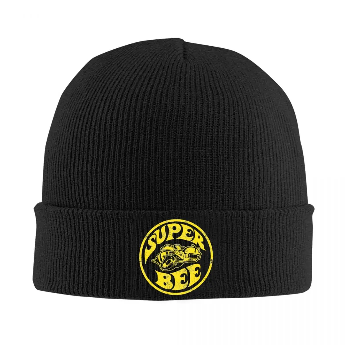 Супер Пчелиная вязаная шапка-Бини, Осенне-зимние шапки, теплые бейсболки в стиле хип-хоп Bee Racing для мужчин и женщин